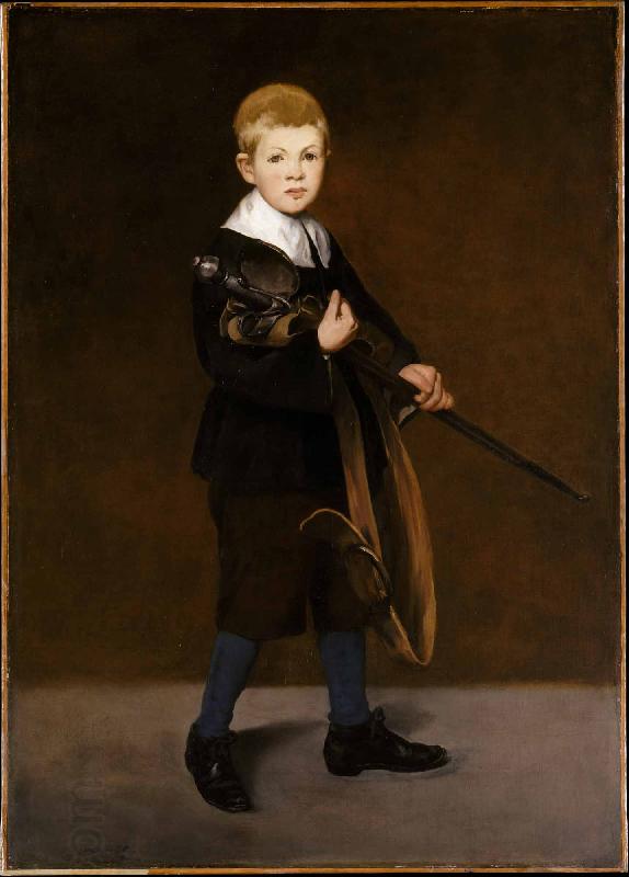 Edouard Manet Boy Carrying a Sword oil painting picture